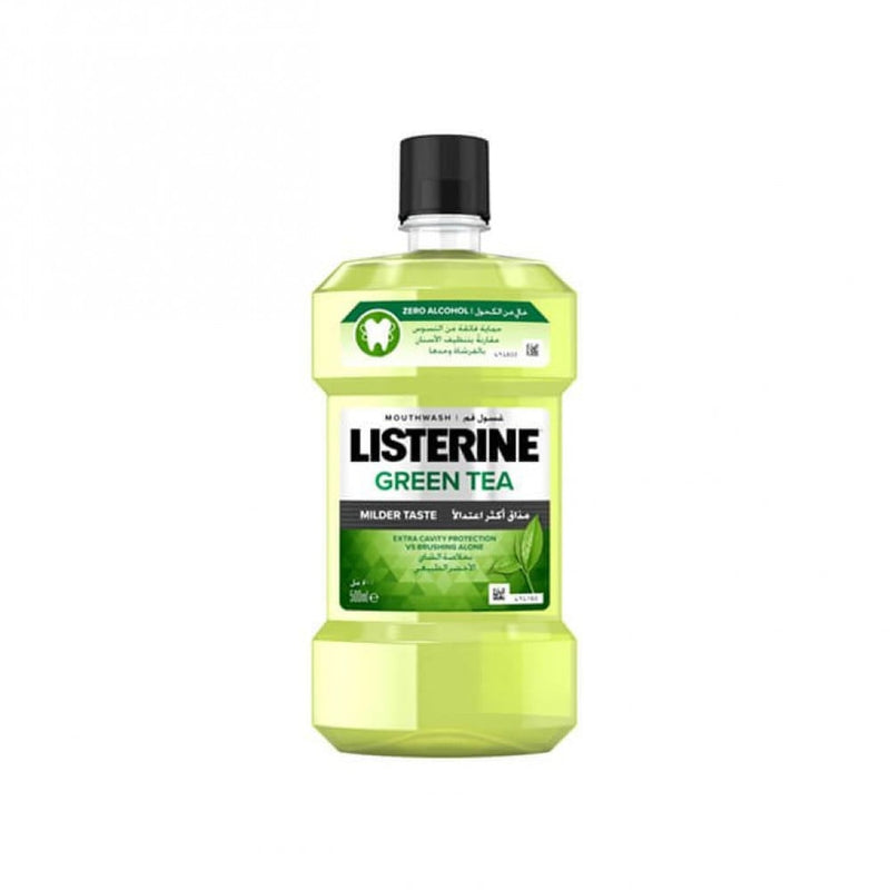 Listerine Extra Cavity Protection Mouthwash with Green Tea Extract, 500ml