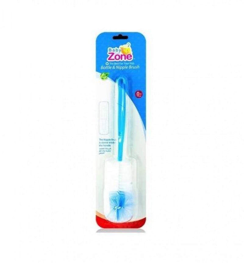 Baby Zone Bottle Cleaning Brush with 360 Rotating Handle & Nylon Bristles