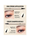 SHEGLAM 2-in-1 Matte Dual Tip Eyeliner Black
