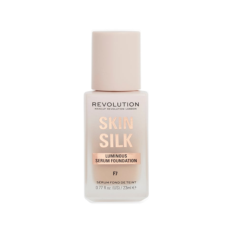 Makeup Revolution Skin Silk Serum Foundation F7 Satin Finish Liquid