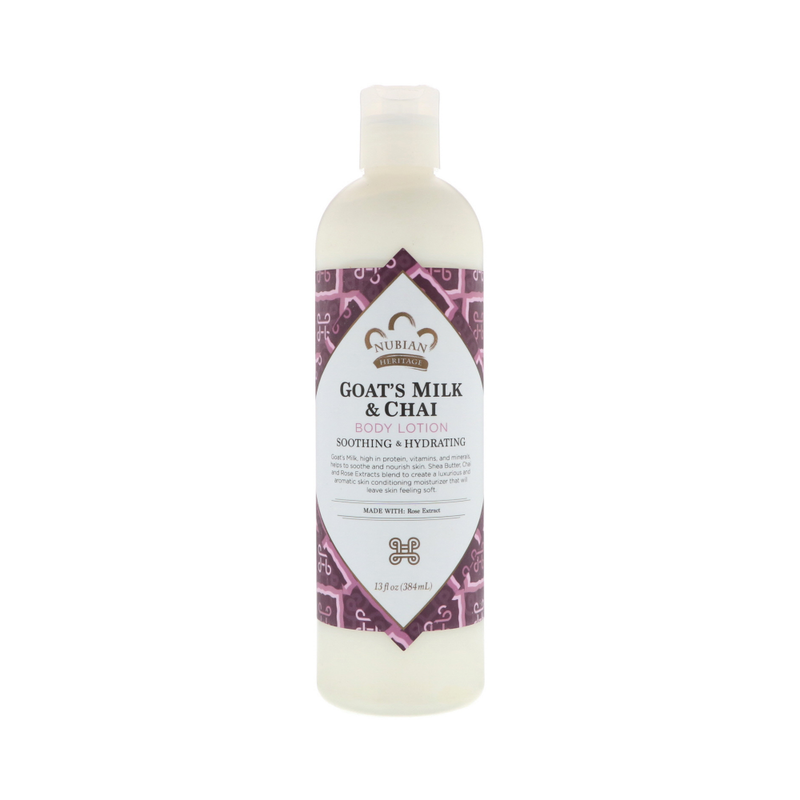 Nubian Heritage Goat Milk and Tea Moisturizing Body Lotion 384ml