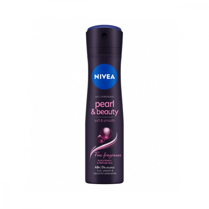Nivea Pearl & Beauty Antiperspirant Spray, 48-Hour Protection, 150 ml