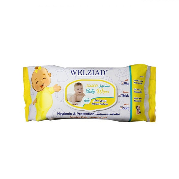 Welziad Fragrance-Free Baby Wipes Sensitive Skin 100 Count