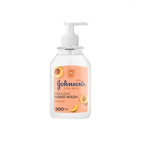 Johnson's Vita-Rich Hand Wash with Peach Extract, 300ml