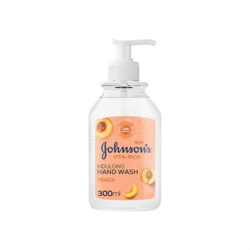 Johnson's Vita-Rich Hand Wash with Peach Extract, 300ml