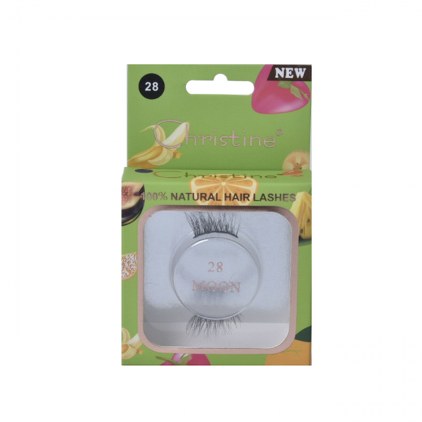 Christine Natural Hair Eyelashes, 28 Pairs