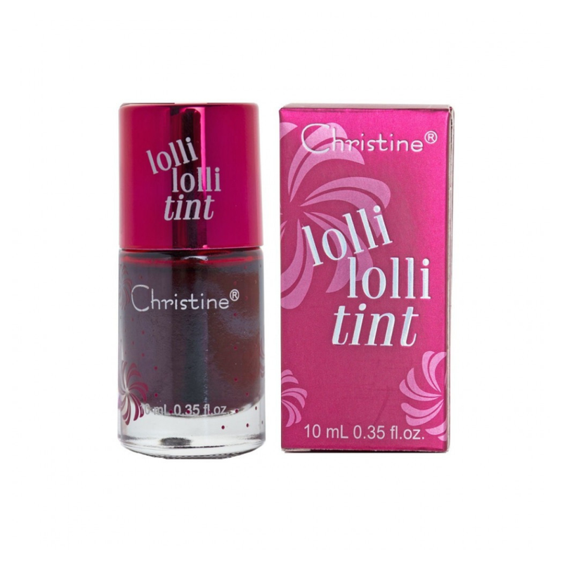 Christine Lolly Lolly Lip & Cheek Tint CHT036-1, Water-Based, Buildable Color
