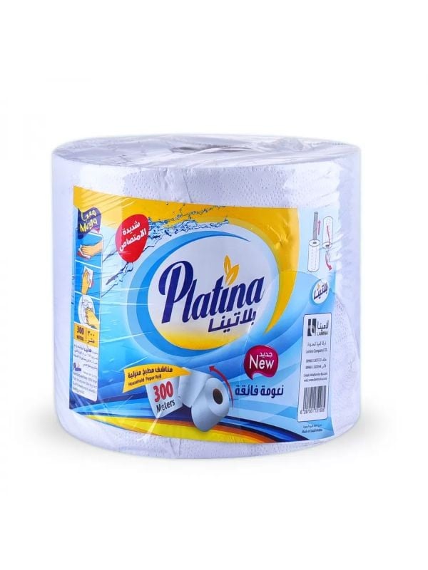 Platina Maxi Roll Wipes - Highly Absorbent - 300 Meters