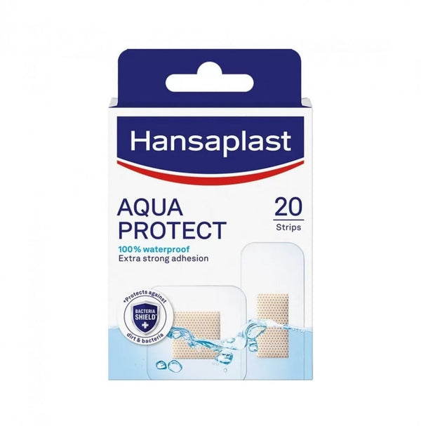 Hansaplast Waterproof Wound Plaster, Breathable Adhesive, 20 Count