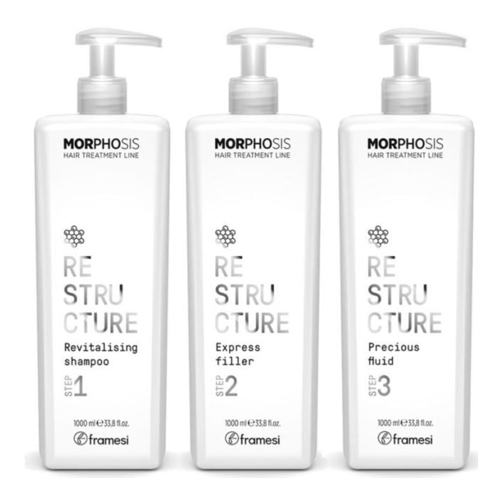 Framesi Morphosis Complete Hair Reconstruction Treatment Set, 1000 ml