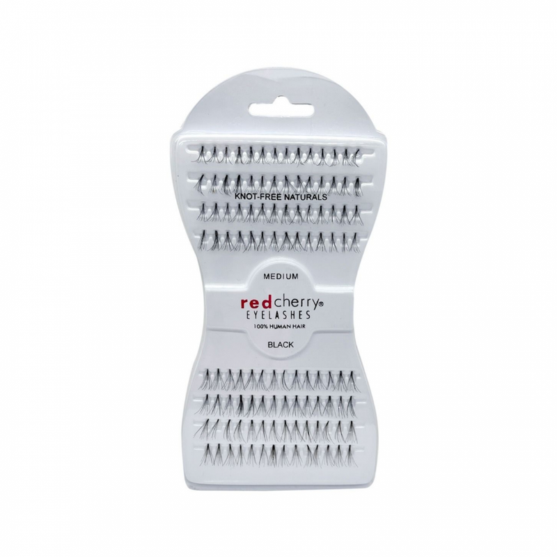 Red Cherry Medium Eyelashes 100% Human Hair Reusable