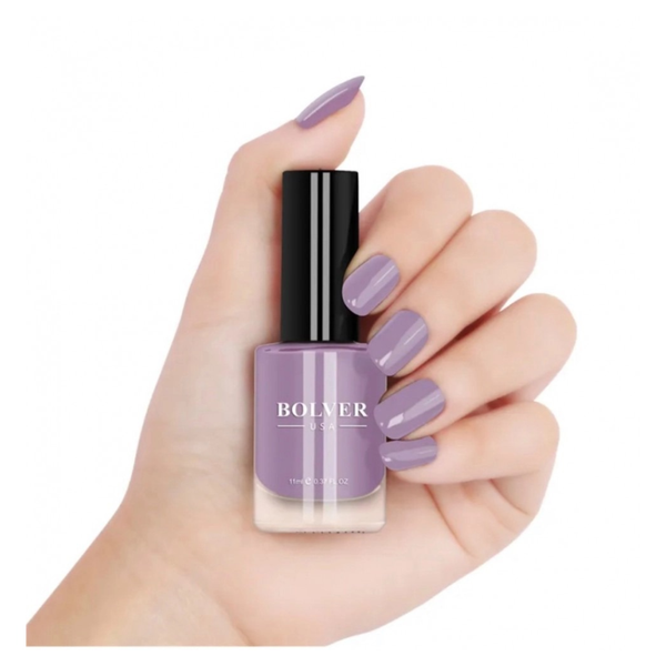 Bolver Nail Polish 659 Purple Quick-Dry High-Gloss 11ml