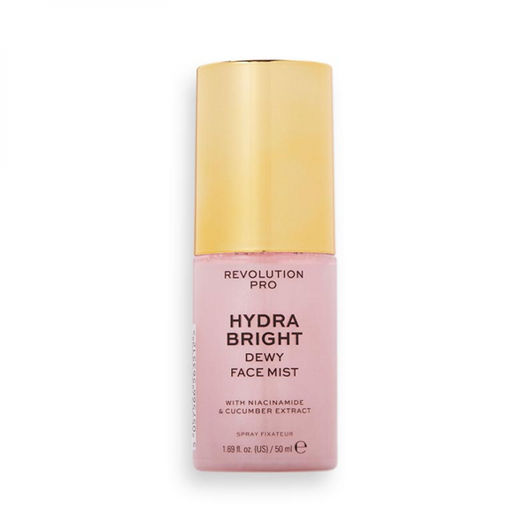 Revolution Pro Dewy Hydra-Bright Facial Mist Glycerin Niacinamide 50ml