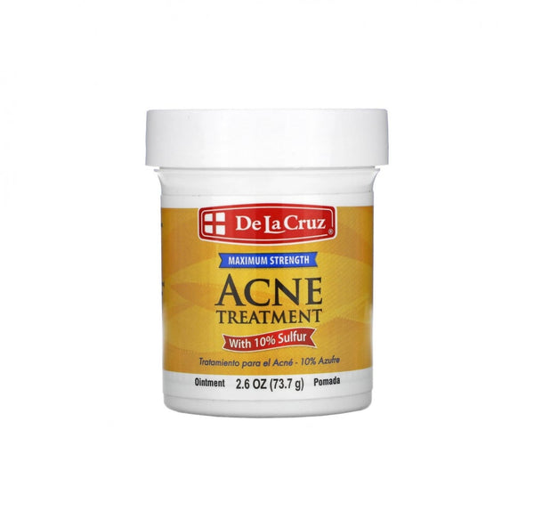 Sulfur Face and Body Cream Acne-Prone Skin Purifying Formula De La Cruz 73.7g