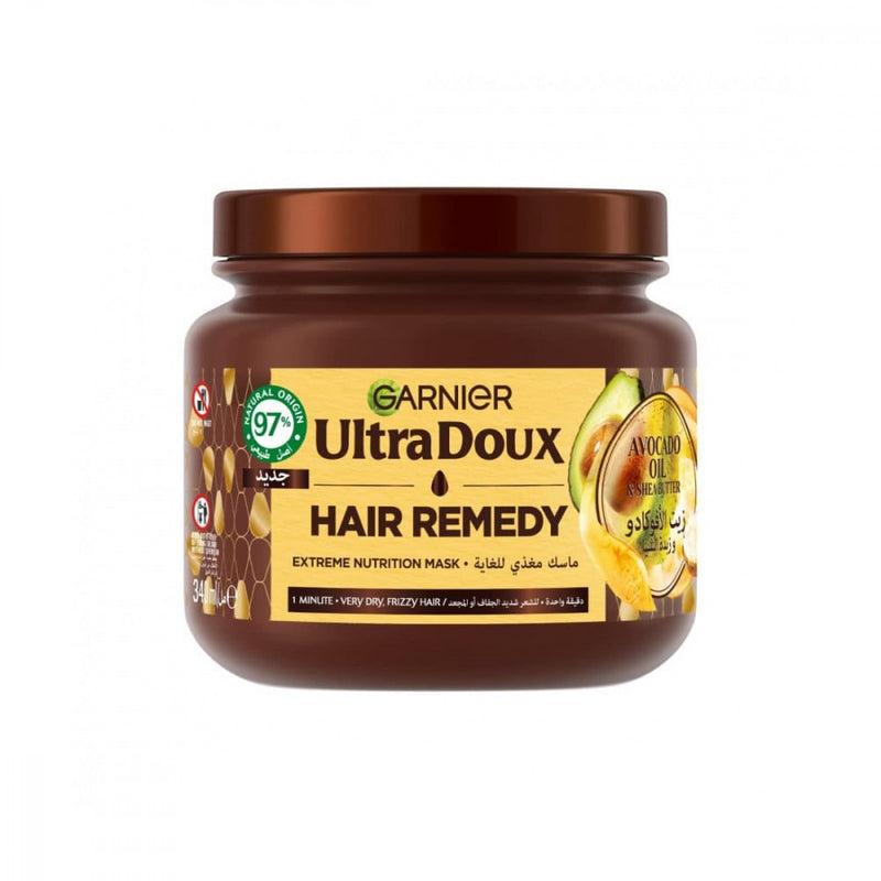 Garnier Ultra Doux Avocado and Shea Butter Hair Mask for Dry Hair 340 ml