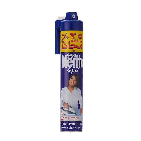 Merito Ironing Starch Spray, Wrinkle Reduction, Scented, 525 ml