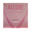 Make Over 22 Mini Allure Eyeshadow Palette AL03, 9 Shades, Matte Shimmer