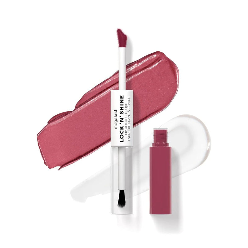 Mega Last High Shine Lip Gloss Duo Pinky Promise Nourishing Wet n Wild 8ml