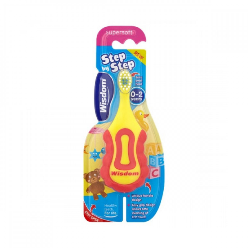 Wisdom Step By Step Ultra-Soft Toothbrush for 0-2 Years