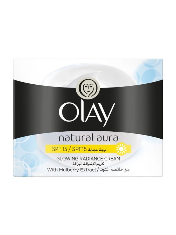 Face Cream Radiant Glow SPF 15 Berry Extracts Olay 50g