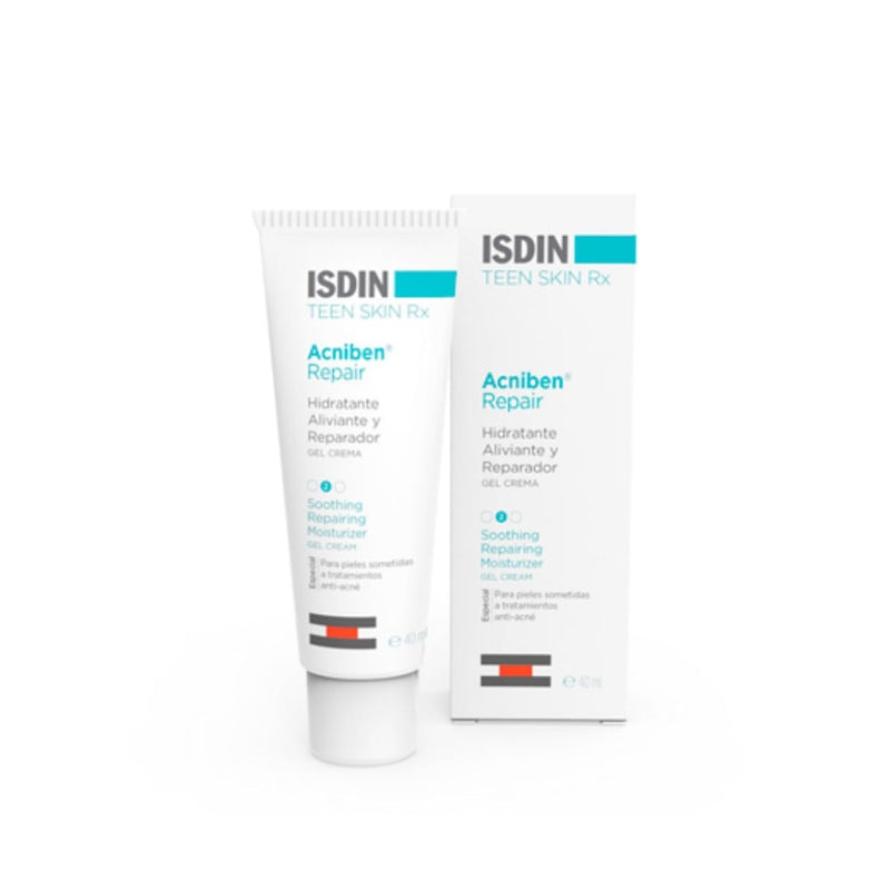 Isdin Acnepin Soothing and Repairing Gel Cream for Acne-Prone Skin, 40ml