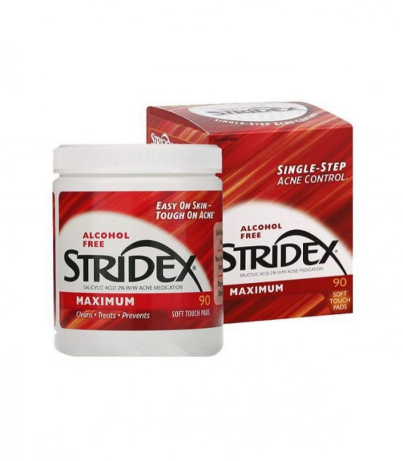 Stridex Maximum Strength Blemish Control Pads, 2% Salicylic Acid, 90 Count