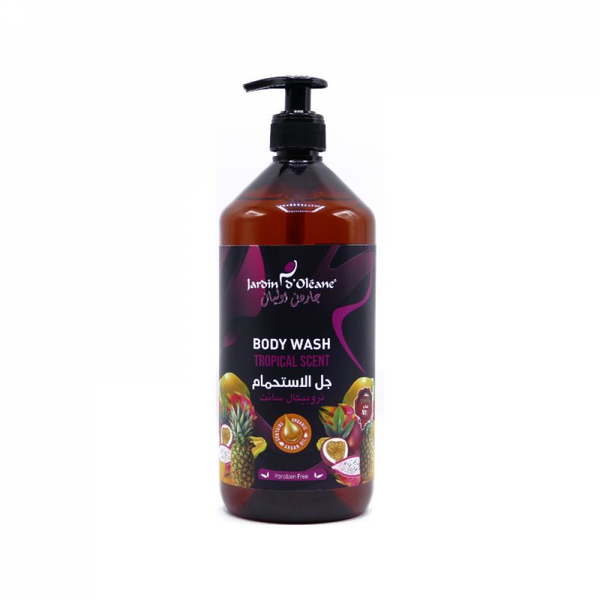Tropical Saint Shower Gel Argan Oil Refreshing Garden Olean 1 Liter