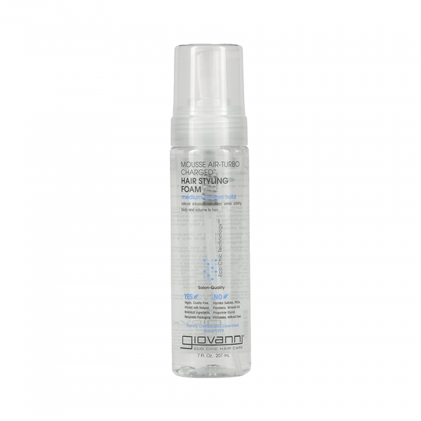 Giovanni Air Turbo Charged Styling Foam Volumizing Heat Protection 207ml