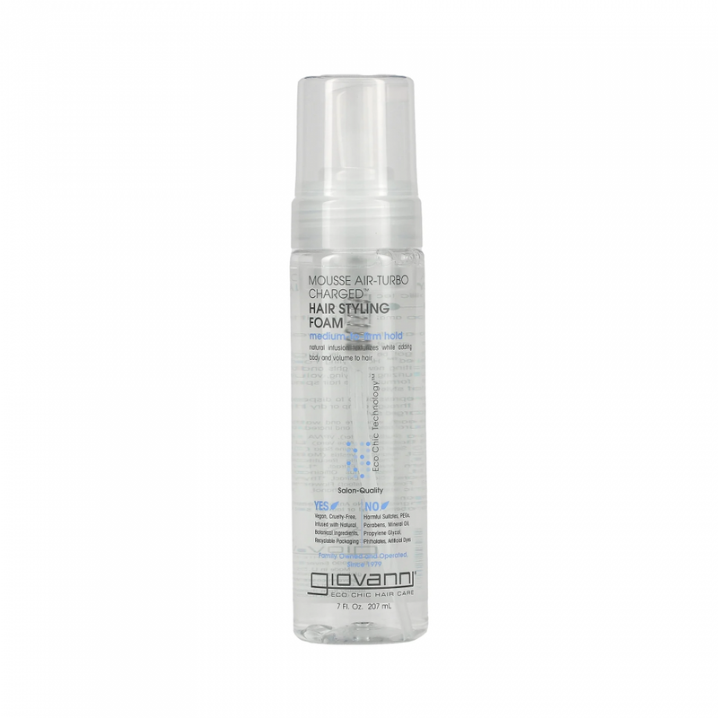 Giovanni Air Turbo Charged Styling Foam Volumizing Heat Protection 207ml