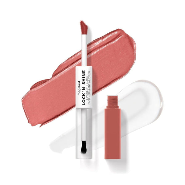 Wet n Wild Megalast Look & Shine Lipstick and Nude Illusion Lip Gloss 8ml