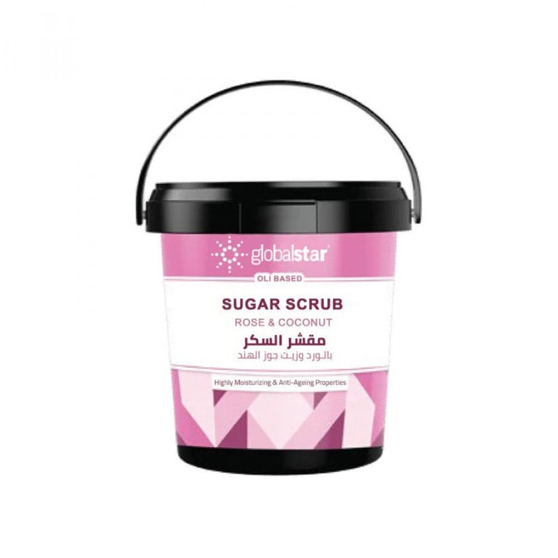 Globalstar Rose & Coconut Oil Sugar Scrub 600g
