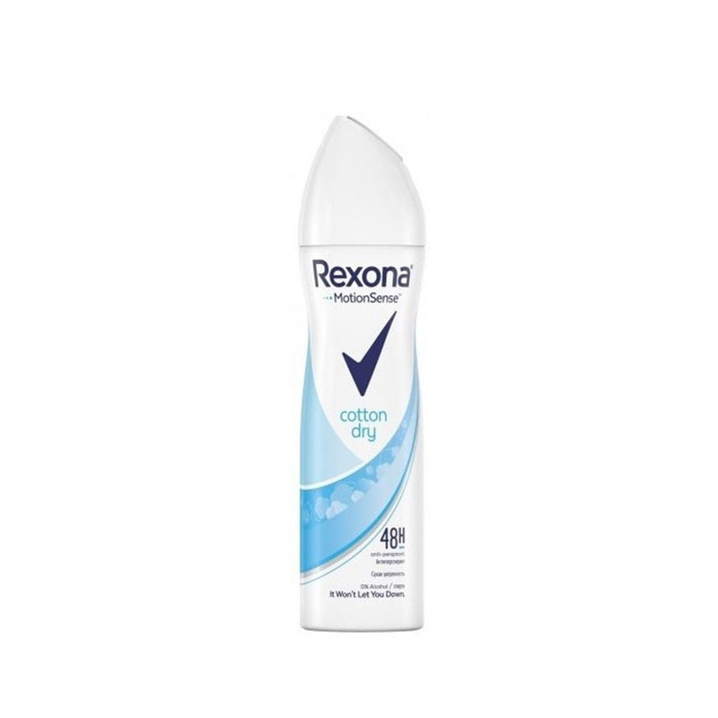 Rexona Cotton Dry Antiperspirant Spray for Women 48-Hour Protection 150ml