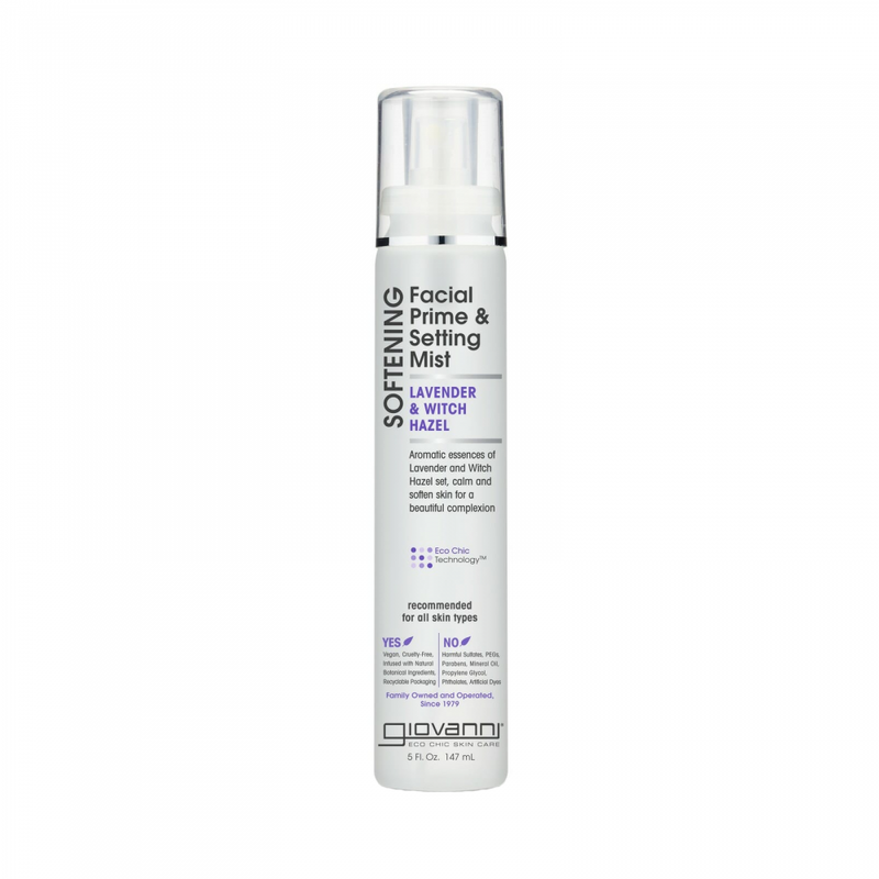 Giovanni Makeup Setting Mist, Face Smoothing, Lavender & Witch Hazel, 3 fl oz