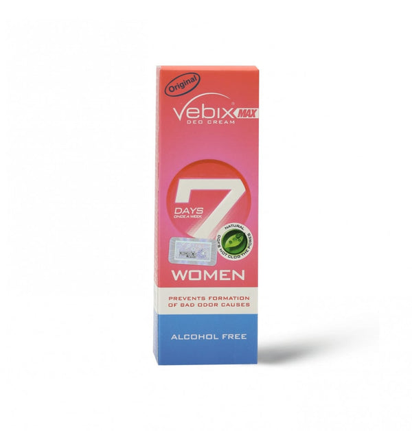 Natural Cream Deodorant Gentle Sensitive Skin Formula Vebix 25ml