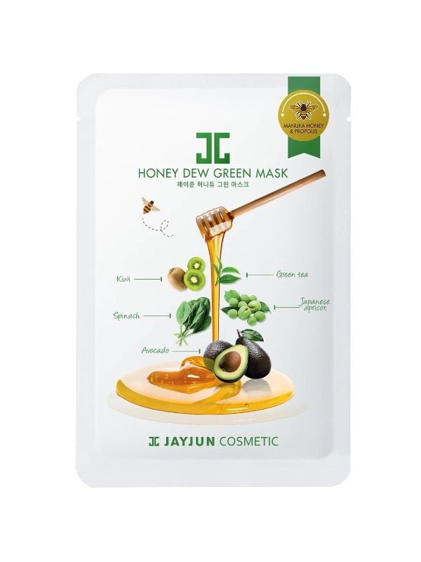 Jayjun Green Honey Face Mask - Hydrating & Calming Sheet Mask 25ml