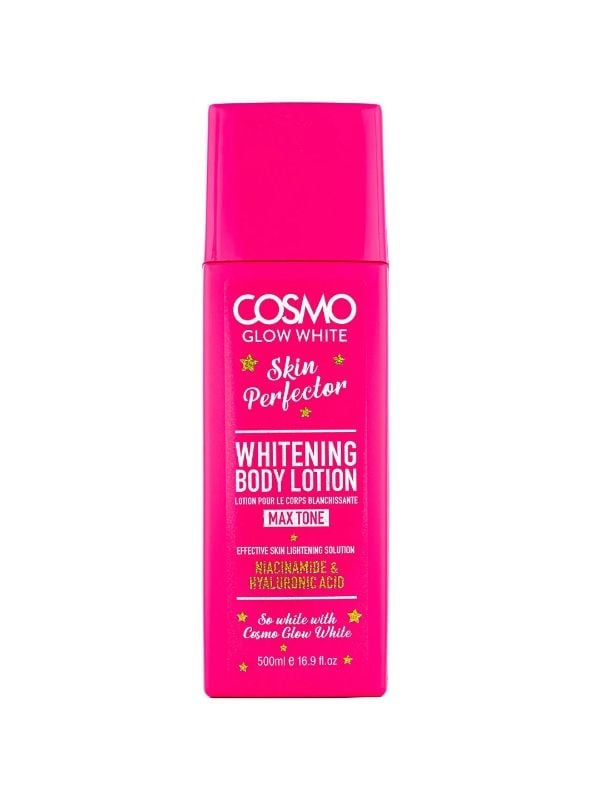 Cosmo Glow White Body Lotion with Niacinamide & Hyaluronic Acid for Brightening - 500ml