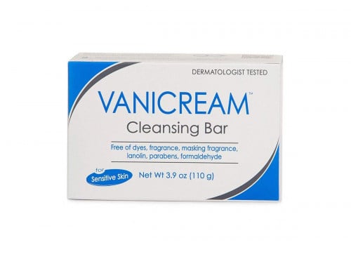 Vanicream Cleansing Bar for Sensitive Skin, Moisturizing Soap, 110g
