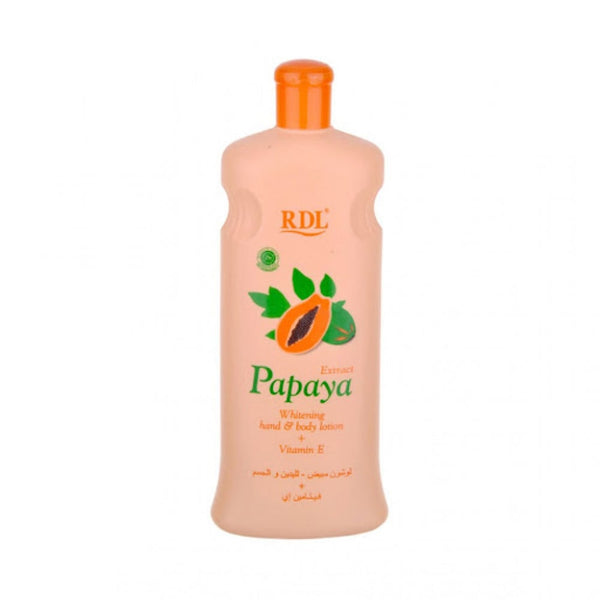 RDL Papaya Hand and Body Lotion for Brightening, 600ml