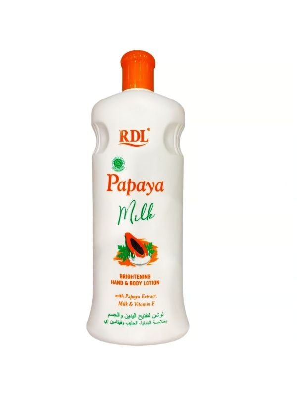 Rdl Hand and Body Lotion with Papaya, Milk, Vitamin E - 600 ml