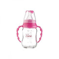 Baby Zone Glass Feeding Bottle 120ml with Soft Teat