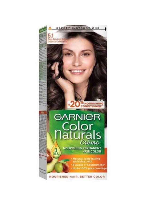 Garnier Color Naturals Hair Dye Light Ash Brown 5.1