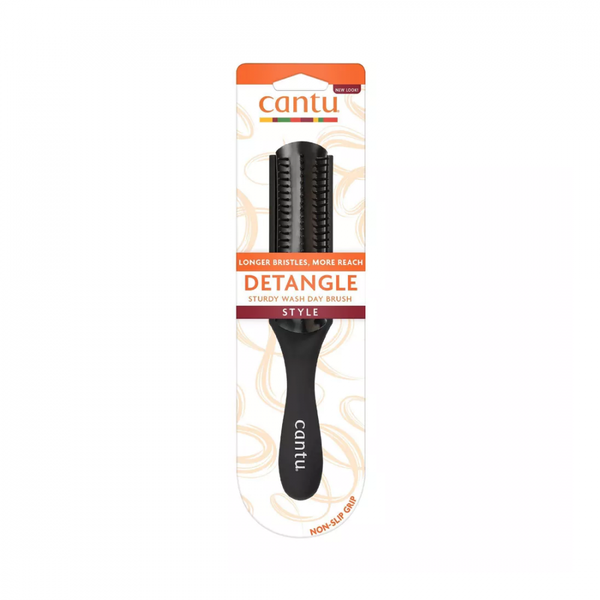Cantu Narrow Non-Slip Detangling Hair Brush for Curly Hair