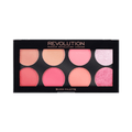Revolution Sugar and Spice Blush Palette, 8 Shades, Matte and Shimmer