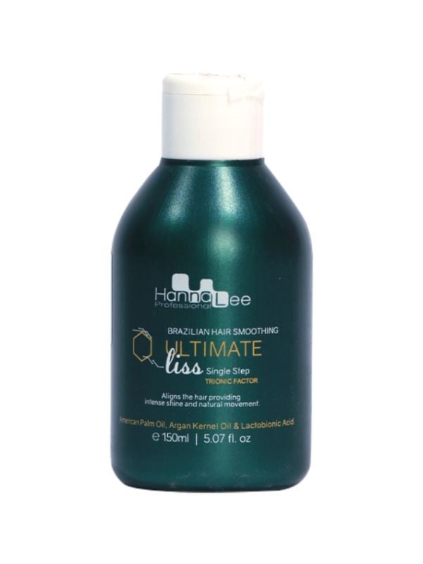 Hair Straightening Cream Protein Treatment Smooth Frizz HannaLee 150ml