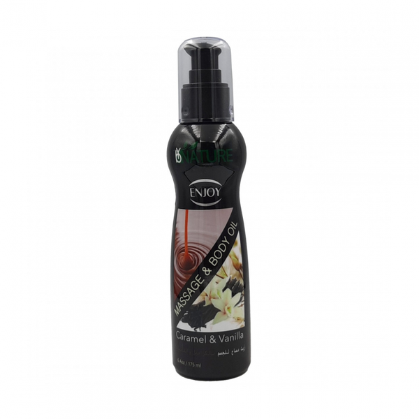 Enjoy Body Massage Oil Caramel Vanilla Scent 175 ml