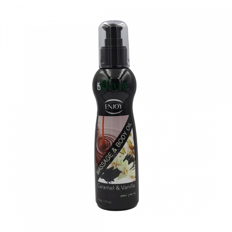 Enjoy Body Massage Oil Caramel Vanilla Scent 175 ml