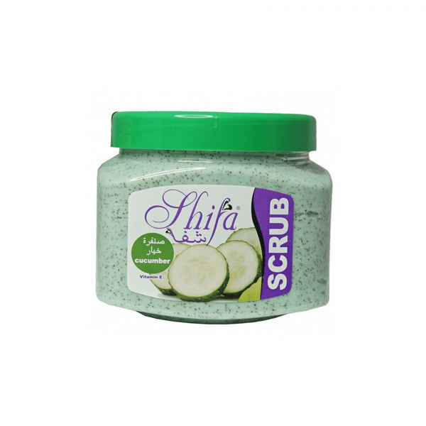 Shifa Face and Body Scrub Cucumber and Vitamin E 500ml
