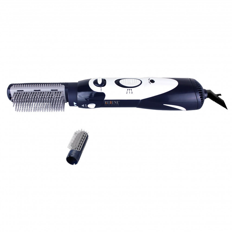 Rebune Ribbon Hair Dryer, 1000W, Negative Ion Technology, 360 Swivel Cord