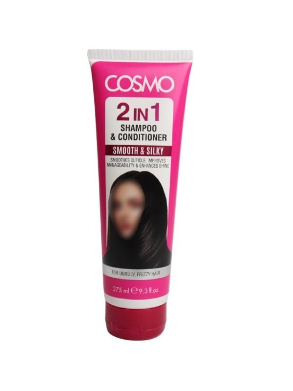 Cosmo 2-in-1 Shampoo and Conditioner for Curly Hair - 275ml