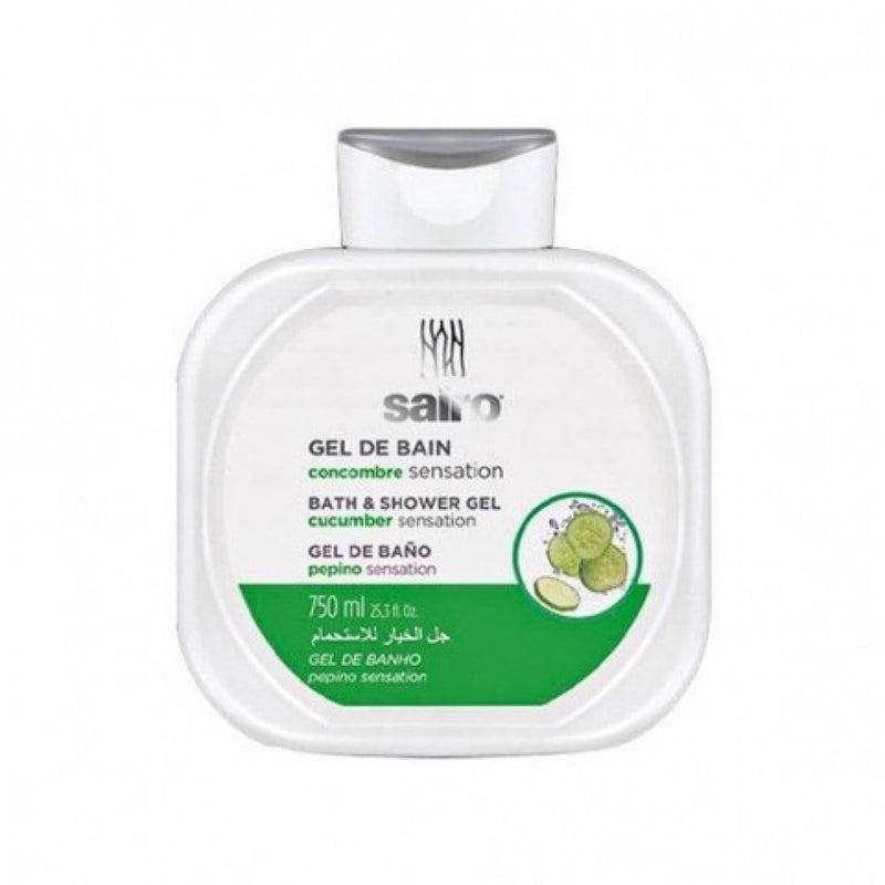 Sairo Moisturizing Shower Gel with Cucumber Extract for Sensitive Skin 750ml